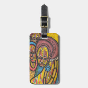 Market Woman Luggage Tag
