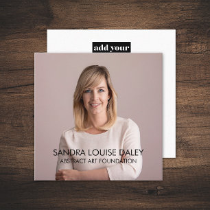 Marketing Director Consultant Manager Professional Square Business Card