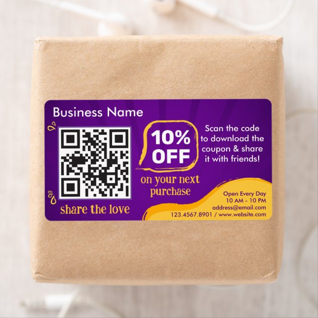 Marketing Discount QR Code To Scan For Customer (Insitu)