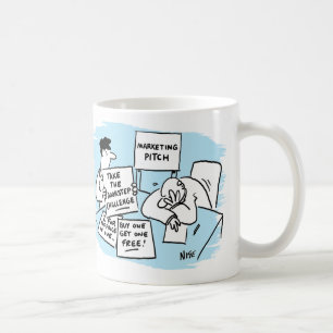 Marketing Manager with Sales Campaign Ideas Coffee Mug