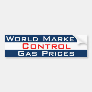 Markets Control Gas Bumper Sticker