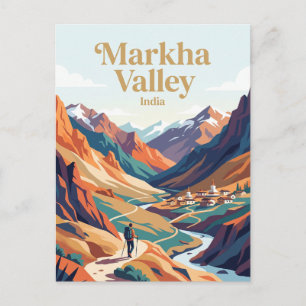 Markha Valley India Postcard