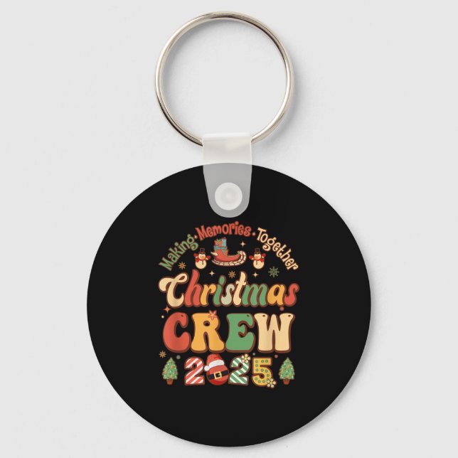Marking Together Matching Family Christmas Crew 20 Keychain (Front)