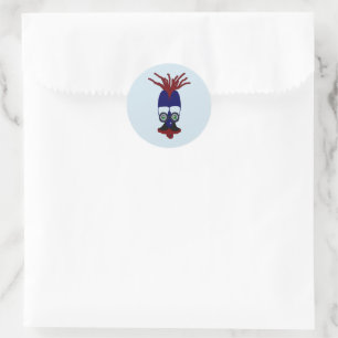 Markookoo Big Eyes Classic Round Sticker