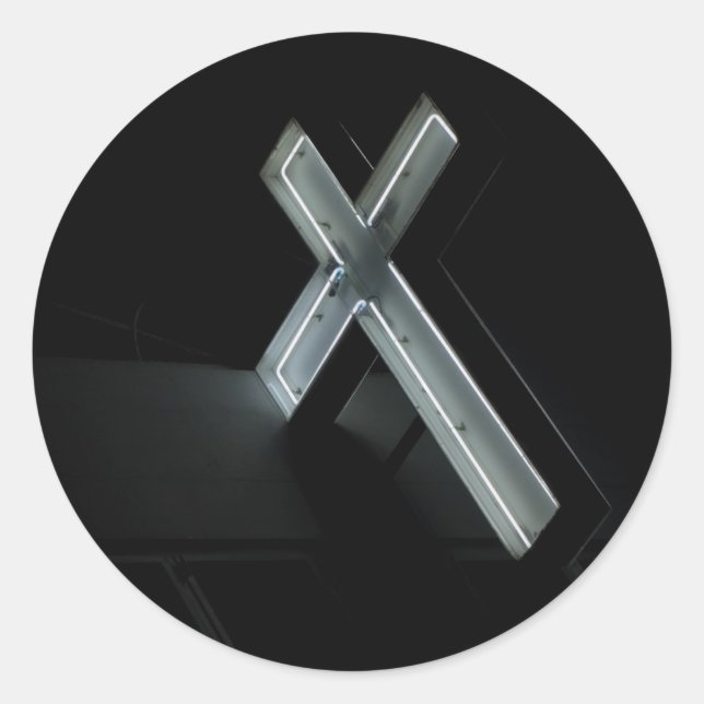 marks the spot classic round sticker (Front)