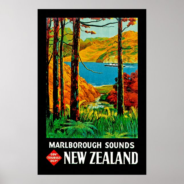 Marlborough Sounds Poster (Front)
