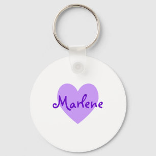 Marlene in Purple Keychain