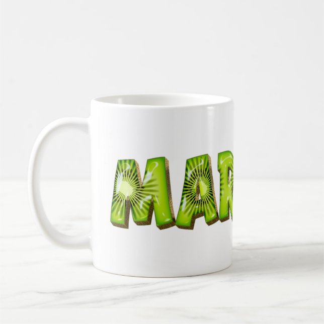 Marlene s'appelle Kiwi Style Tasse Teetasse Café (Gauche)