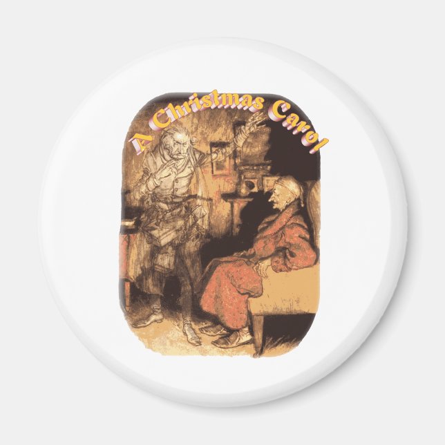 Marley and Scrooge Magnet (Front)