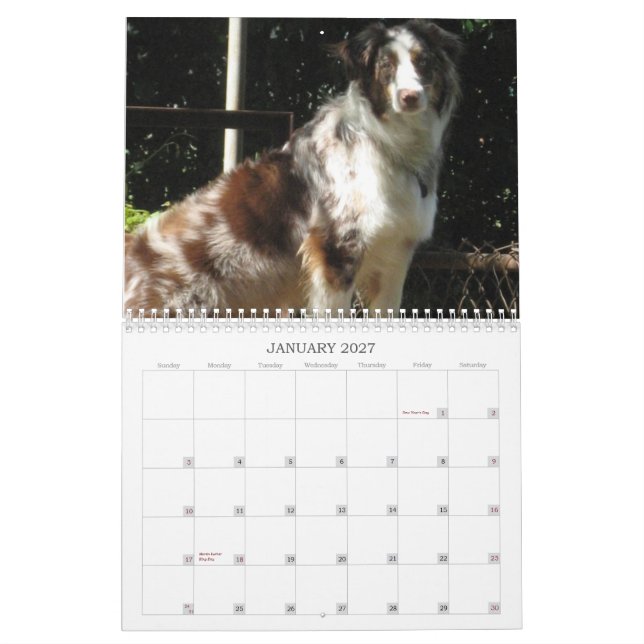 Marley Calendar (Jan 2027)