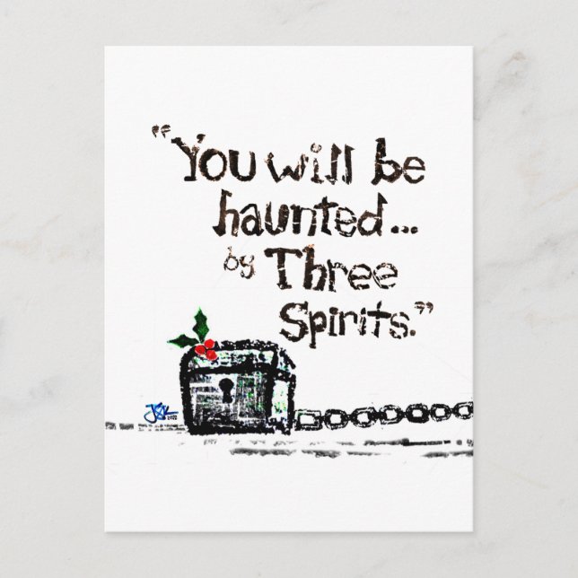 Marley Christmas Postcard (Front)