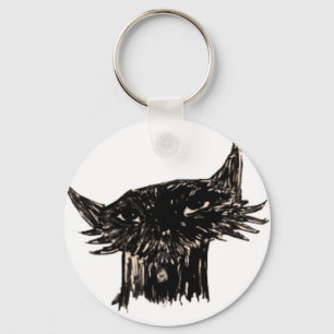 Marley Fish Cartoon Head Keychain