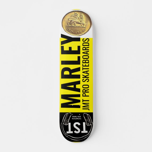 MARLEY JMT Pro Skateboards Skateboard, 7¾" Deck (Front)