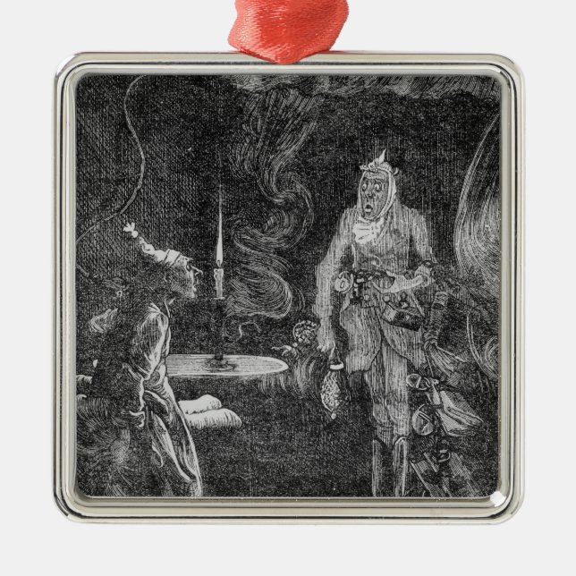 Marley's Ghost Metal Ornament (Front)