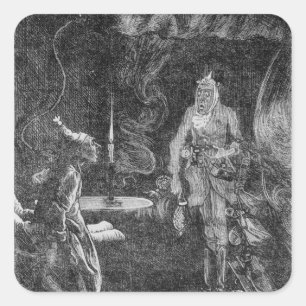 Marley's Ghost Square Sticker