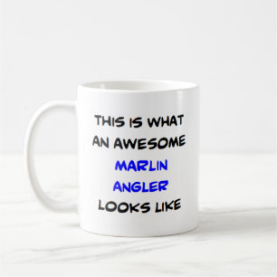 marlin angler, awesome coffee mug