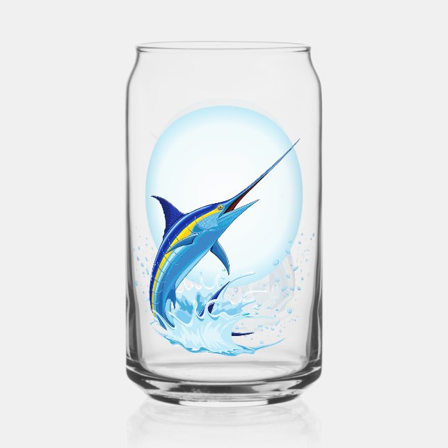 Marlin Bleu Jaillissant de l'Océan (Recto)