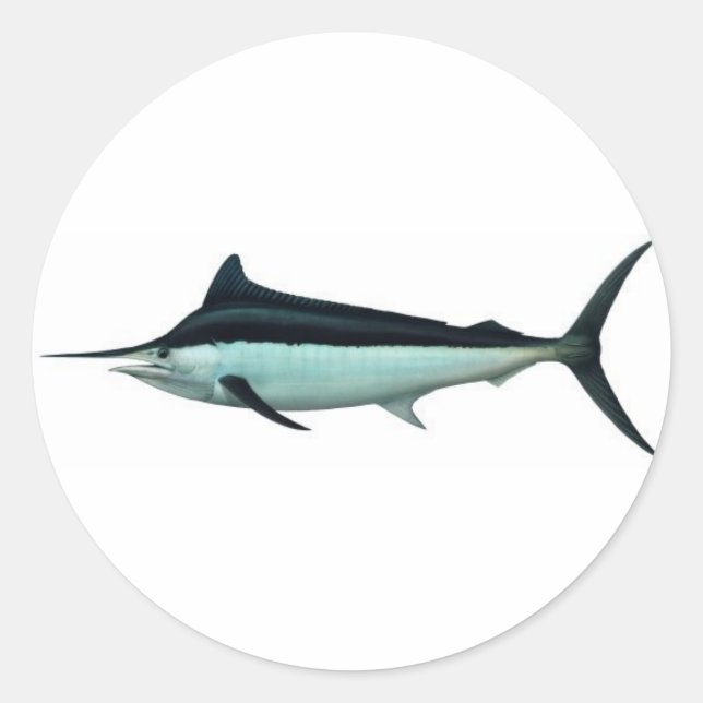 Marlin Classic Round Sticker (Front)
