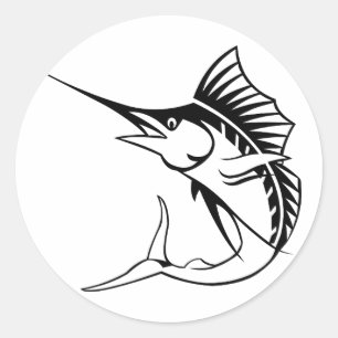 Marlin Classic Round Sticker