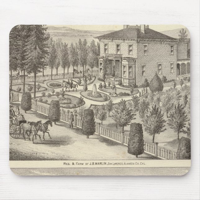 Marlin, Finigan residences, farms Mouse Pad (Front)