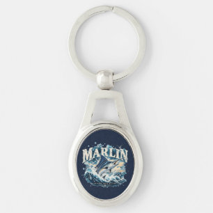 MARLIN Fishing Ocean Adventure Keychain