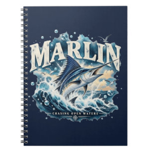 MARLIN Fishing Ocean Adventure Notebook