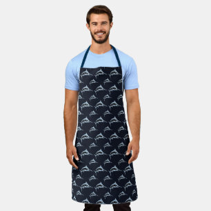 Marlin Pattern Apron