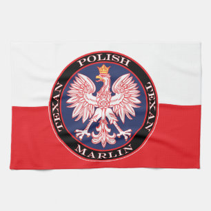 Marlin Round Polish Texan Kitchen Towel