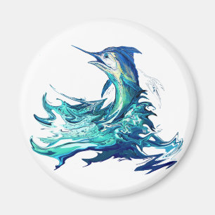 Marlin Sport Fishing Magnet