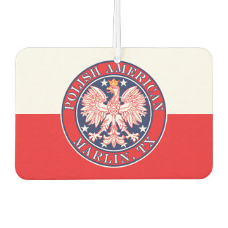 Marlin Texas Polish American Eagle Air Freshener
