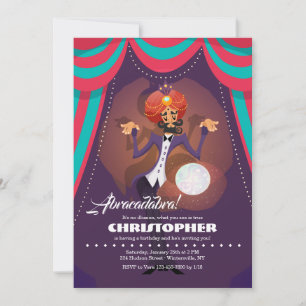 Marlin the Magician Invitation