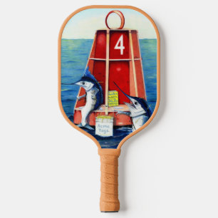 Marlins at the Buoy Pickleball Paddle