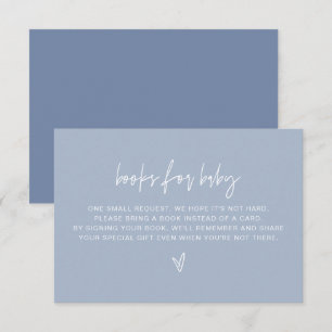 MARLO Modern Boho Dusty Blue Books for Baby Card