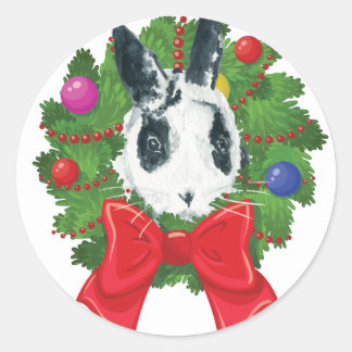 Marlon Bundo autocollants de couronne de Noël