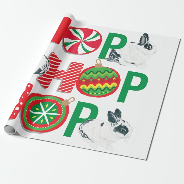 Marlon Bundo HOP wrapping paper (Unrolled)