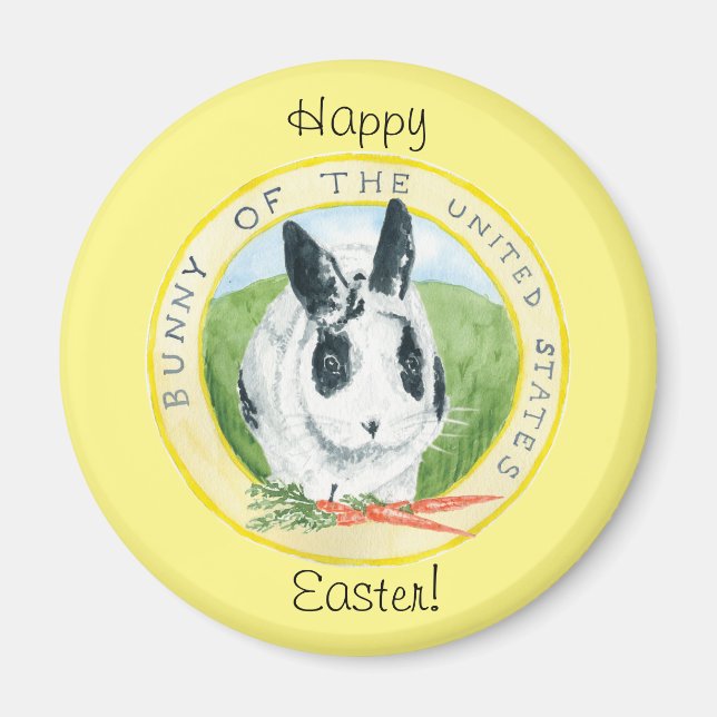 Marlon Bundo Pâques aimant jaune (Devant)