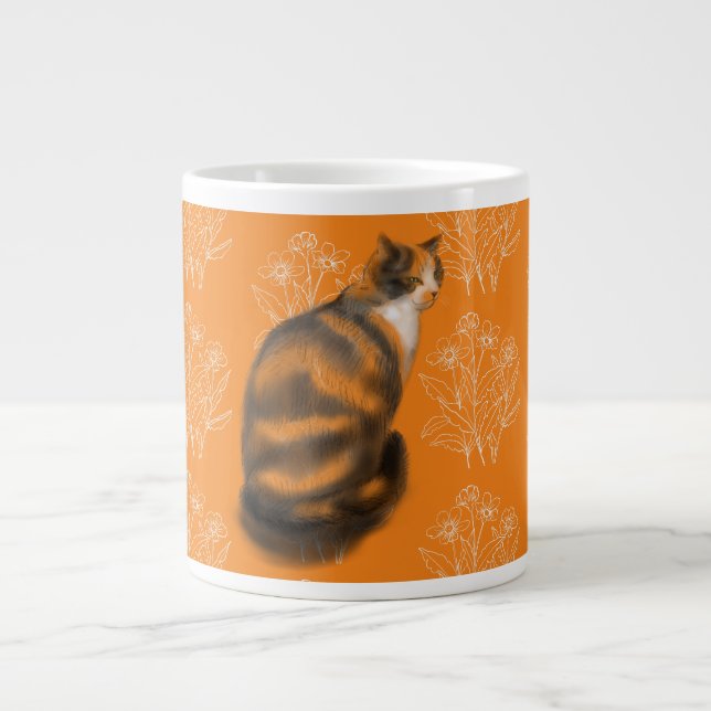 Marmalade cat  giant coffee mug (Front)