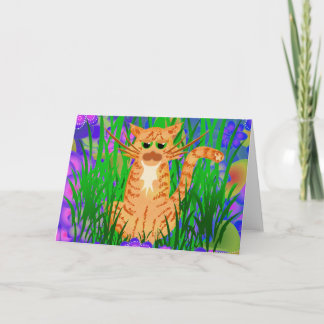 MARMALADE CAT GREETING CARD