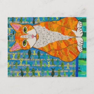 Marmalade Cat Postcard