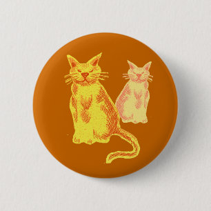 Marmalade cats 2 inch round button