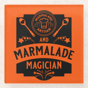 Marmalade Jam  Glass Coaster