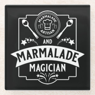 Marmalade Jam  Glass Coaster
