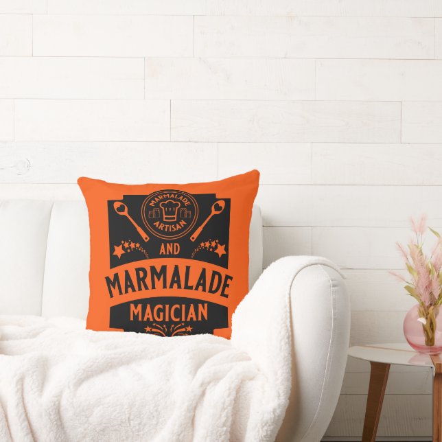Marmalade Jam  Throw Pillow (Couch)