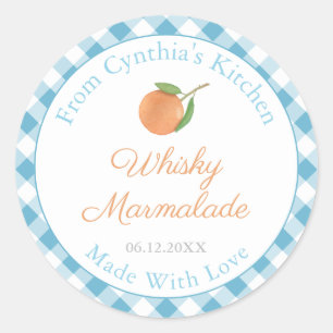 Marmalade maison Gourmet Hostess Étiquettes cadeau