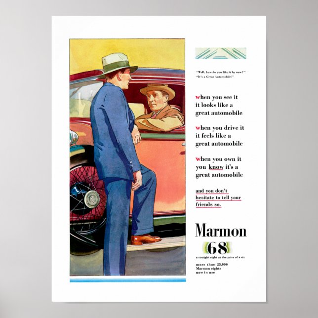 Marmon 68 poster (Front)