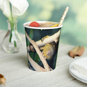 Marmoset Monkey Hi There, Paper Party Cups