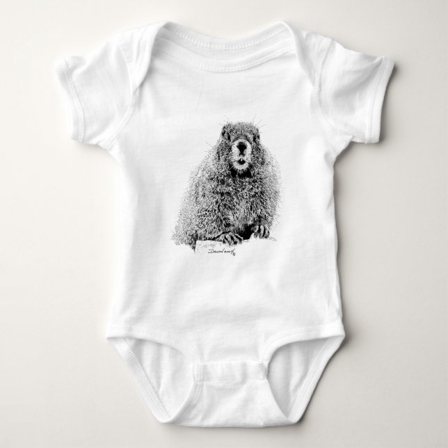 Marmot Baby Bodysuit (Front)