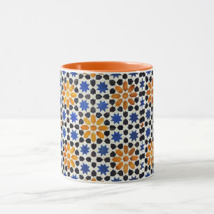 Marocain style vintage mug