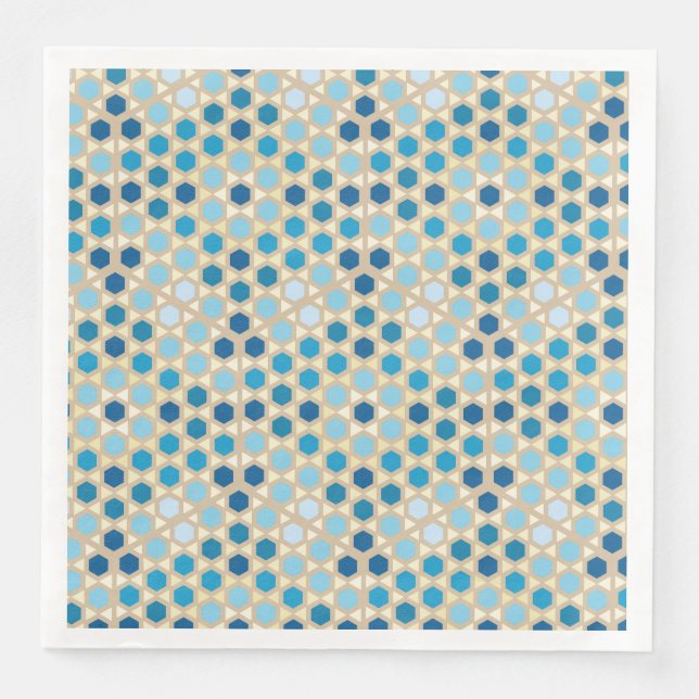 Marocco colours pattern napkin (Front)