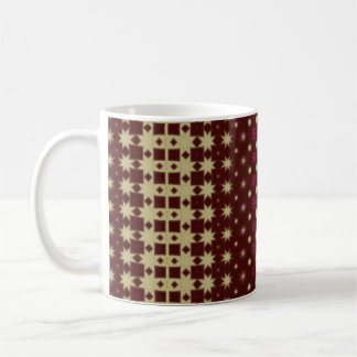 Maroon abstract  coffee mug